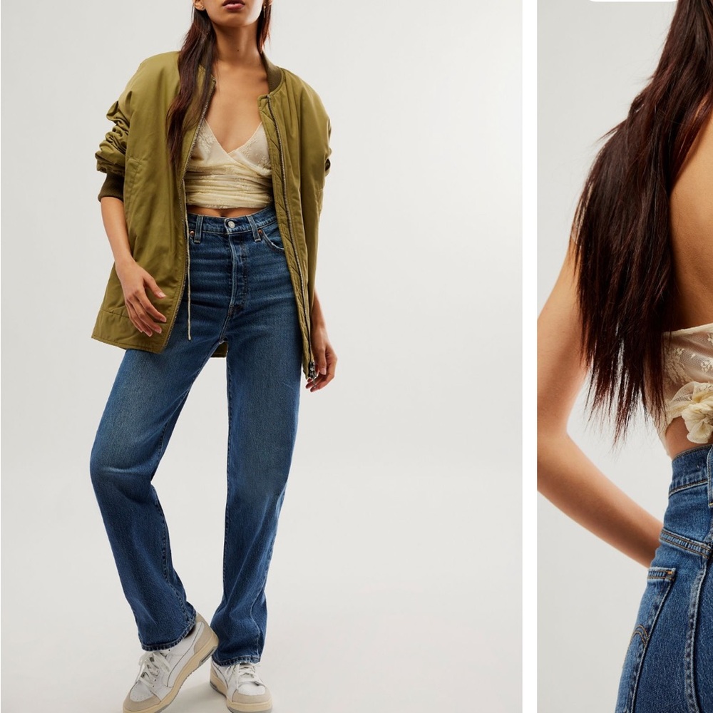 Levi’s Rib Cage full length jeans Size 26